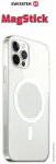 Swissten Clear Jelly MagStick Back Cace Aizsargapvalks Priek&scaron; Apple iPhone 15 Pro Max