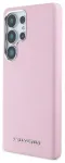 Karl Lagerfeld PU Saffiano Metal Logo and Frame Case Aizsargapvalks priek&scaron; Samsung Galaxy S25 Ultra / roza