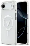 Case Guess IML Gradient Triangle Logo MagSafe Aizsargapvalks priek&scaron; iPhone Air / caurspīdīgs