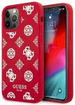 Guess GUHCP12LLSPEWRE Peony Collection Aizsargapvalks priek&scaron; iPhone 12 Pro Max 6,7" / sarkans