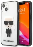 Karl Lagerfeld KLHCP13SHIKCK Ikonik Karl Aizsargapvalks priek&scaron; iPhone 13 mini 5.4" / caurspīdīgs