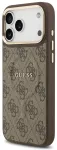 Guess PU Leather 4G Gold Frame MagSafe Case Aizsargapvalks priek&scaron; Apple iPhone 17 Pro Max