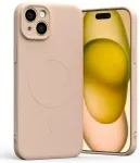 Mercury MagSafe Semi-Silicone iPhone 15 Plus | 14 Plus 6,7" r&oacute;żowo-piaskowy |pink sand