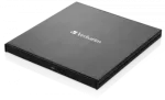 External CD/DVD writer Verbatim External Slimline USB-C Black