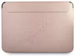 Guess Saffiano Script ne&scaron;iojamojo kompiuterio dėklas 13" rožinis