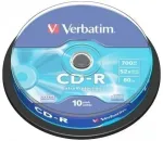 Verbatim Matricas CD-R 700MB 1x-52x Papildus Aizsardzība / 10gb. iepakojumā
