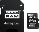 Goodram 64GB Micro SDHC U1-I Class 10 Atmiņas Karte ar Adapteri