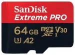 SanDisk Extreme Pro Atmiņas Karte microSDXC 64GB