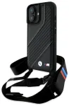 BMW M Edition Carbon Stripe & Strap Aizsargapvalks priek&scaron; Apple iPhone 16 Plus