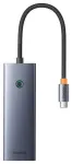 Baseus UltraJoy 7in1 USB Hub Savienotājs USB-C &ndash; HDMI / 3&times;USB 3.0 / SD/TF