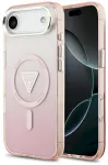 Case Guess IML Gradient Triangle Logo MagSafe Aizsargapvalks priek&scaron; iPhone Air / rozā