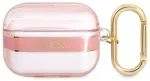 Guess GUAPHHTSP Strap Collection Aizsargapvalks priek&scaron; AirPods Pro / rozā