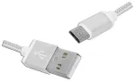 Lamex LX8451-2 USB - Micro USB Datu pārraides un uzlādes kabelis 2m / balts