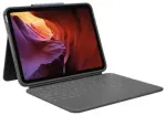 Logitech Rugged Folio - keyboard and folio case - QWERTZ - German - graphite Input Device