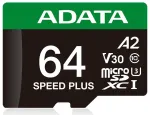 ADATA atmiņas karte MICRO SDXC 64GB UHS-I/UD64GUI3V30A2SP-RA1