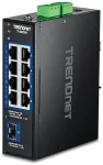 Pramoninis 9 prievadų 2.5G DIN bėgelio jungiklis TRENDnet su 10G SFP TRENDnet