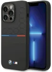 BMW BMHCP15L22SMPK Silicone Pattern Aizsargapvalks priek&scaron; iPhone 15 Pro 6.1" / melns