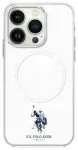 U.S. Polo Assn. USHMP16SHOCLDPW iPhone 16 6.1" baltas | white IML Ring MagSafe telefono dėklas