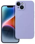 Silicone Mag Cover telefono dėklas su MagSafe palaikymu iPhone 14 violetinis