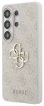 Guess PU 4G Metal Logo telefono dėklas Samsung Galaxy S26 Ultra (S948) rožinis
