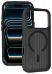 Tel Protect Twist telefono dėklas su MagSafe palaikymu iPhone 16 juodas