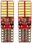 LED CANBUS 24SMD 4014 T10e (W5W) White 12V/24V