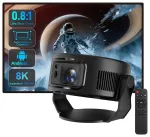 Riff RF-HY300 MAX Universāls projektors HD WiFi 6 BT 5.0 Android 11.0