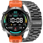 Smartwatch Gravity Siksniņa + aproce GT42-5 / melns