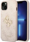 Guess PU Leather 4G Metal Logo Case Aizsargapvalks Priek&scaron; Apple iPhone 15