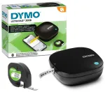 DYMO LetraTag 200B Bluetooth Label Maker | Compact Label Printer | Connects Through Bluetooth Wireless Technology to iOS and Android | Includes 1 White Paper Label Tape | Black