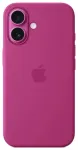 Apple iPhone 16 Silicone Case with MagSafe fuchsia