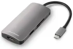 Sharkoon USB 3.0 Type C daugiafunkcis adapteris dunkel grau