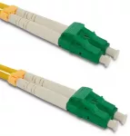 Qoltec Patchcord fiber optic LC/APC - LC/APC | Singlemode | 9/125 | G652D | Duplex | 1m