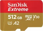 Memory card SanDisk Extreme microSDXC 512GB + Adapter