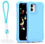 Safepop telefono dėklas su dirželiu iPhone 12 | iPhone 12 Pro mėlynas