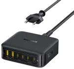 Baseus EnerFill FH21 kelioninis įkroviklis | 120W | GaN | USB-C, USB-A | juodas