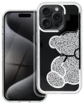 Teddy Bear telefono dėklas iPhone 15 sidabrinis