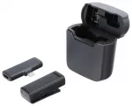 Wireless lavalier microphone Lightning with charging case S11 black