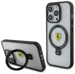 Ferrari Ring Stand MagSafe Back Case Aizsargapvalks Priek&scaron; Apple iPhone 15 Pro
