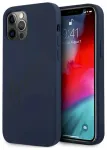 Guess GUHCP12LLSVSBL Script Vintage Hardcase Aizsargapvalks priek&scaron; iPhone 12 Pro Max 6,7" / zils