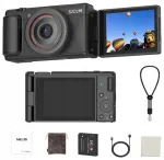 Sjcam ZV200 Digitālā kamera 5K / 80MP melna
