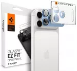 Spigen Glas.tR EZ Fit Optik Pro XL kameros apsauginis stiklas telefonui iPhone 18 Pro Max mėlynas su montavimo rėmeliu