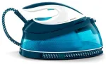Philips GC7840/20 Tvaika gludinā&scaron;anas sistēma 2400W 1.5L SteamGlide gludinā&scaron;anas virsma / zils, balts