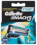 Gillette Mach3 Replacement blade 4 pc