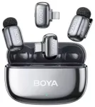 Boya mini 2-01 AI Powered Noise Cancellation Lightning un USB-C Bezvadu mikrofons