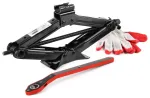 Scissor Jack with hand crank 1,5T and free gloves 1500 kg AMIO-02478