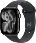 I&scaron;manusis laikrodis Apple Watch 11 GPS + Cellular 42mm Jet Black Alu Sport Band S/M Black (MF834MP-A)