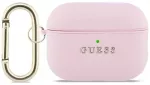 Case Guess Grained Classic Logo Hook for  AirPods Pro 3 pink