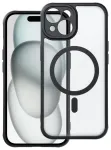 FULL MATTE MAG COVER telefono dėklas su MagSafe palaikymu iPhone 15 juodas
