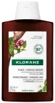 Klorane, Klorane, Chininas ir Edelweiss, Gydomasis plaukų &scaron;ampūnas, Stiprinantis, Retėjantiems plaukams, 200 ml